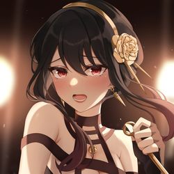 This is a pixiv picture whose title is ヨル.