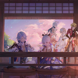 This is a pixiv picture whose title is 神里家.