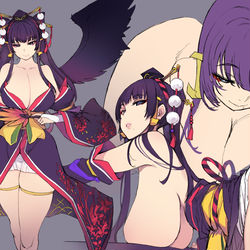 This is a pixiv picture whose title is 女天狗.