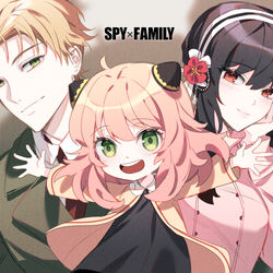 This is a pixiv picture whose title is SPY×FAMILY.