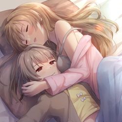 This is a pixiv picture whose title is 朝.
