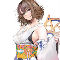 This is a pixiv picture whose title is ユウナ.