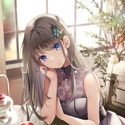 This is a pixiv picture whose title is ティータイム.