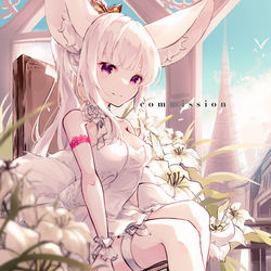 This is a pixiv picture whose title is commission.
