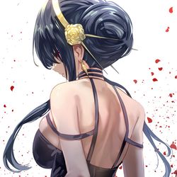 This is a pixiv picture whose title is ヨル.