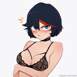 This is a pixiv picture whose title is Ryuko Lingerie.