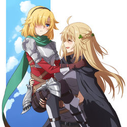 This is a pixiv picture whose title is 未来姫と未来騎士.