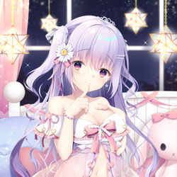 This is a pixiv picture whose title is NightRoutine🌙.