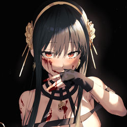 This is a pixiv picture whose title is ヨル.