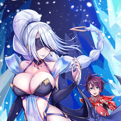 This is a pixiv picture whose title is パワハラ聖女4巻  表紙イラスト.