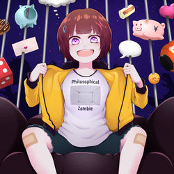 This is a pixiv picture whose title is 哲学的ゾンビ.