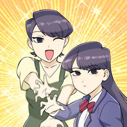 This is a pixiv picture whose title is ＊親子芸.