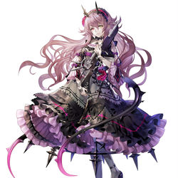 This is a pixiv picture whose title is 【仕事絵】イドラ ファンタシースターサーガ　『オデットEX』.