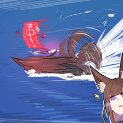This is a pixiv picture whose title is 赤城ッ進水ィィ！！！！！.