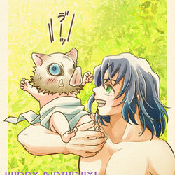 This is a pixiv picture whose title is おめでとう親分！！.