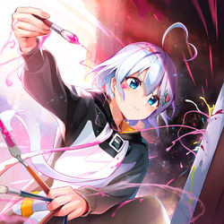 This is a pixiv picture whose title is ももいろモンタージュ.