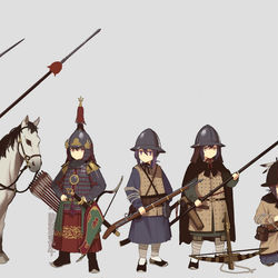 This is a pixiv picture whose title is 明  北軍&南軍 early 17th c..