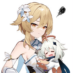 This is a pixiv picture whose title is 旅人.