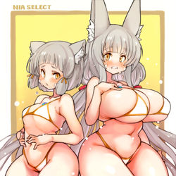 This is a pixiv picture whose title is ビキニア　フォルム選択.