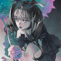This is a pixiv picture whose title is 【星座シリーズ】山羊座.