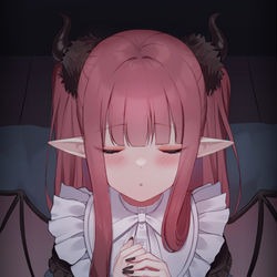 This is a pixiv picture whose title is (I wanna kiss you).