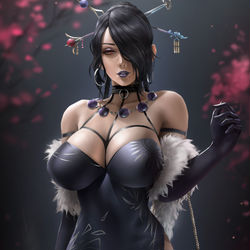 This is a pixiv picture whose title is Lulu.