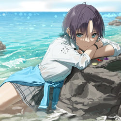 This is a pixiv picture whose title is 浅倉.