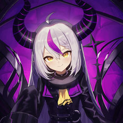 This is a pixiv picture whose title is La+.
