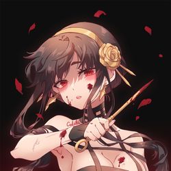 This is a pixiv picture whose title is ヨル.