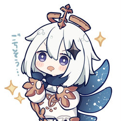 This is a pixiv picture whose title is パイモン.