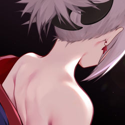 This is a pixiv picture whose title is Musashi.