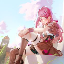 This is a pixiv picture whose title is まってたよ.