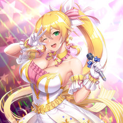 This is a pixiv picture whose title is アイドルリーファちゃん.