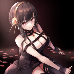 This is a pixiv picture whose title is ヨル・フォージャー.