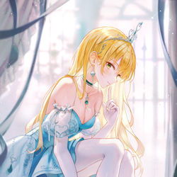 This is a pixiv picture whose title is Cinderella.