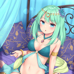 This is a pixiv picture whose title is 座り子.