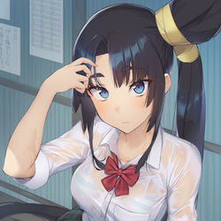 This is a pixiv picture whose title is JK牛若.
