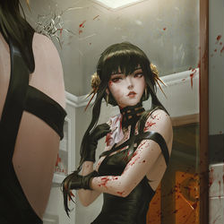 This is a pixiv picture whose title is Yor.