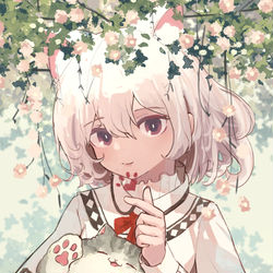This is a pixiv picture whose title is にくきゅうはーと🐾.