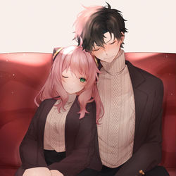 This is a pixiv picture whose title is SPYxFamily.