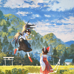 This is a pixiv picture whose title is 春例大祭でイラスト本を頒布します。.