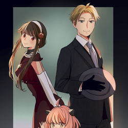 This is a pixiv picture whose title is スパイファミリーまとめ(ロイヨル・ダミアニャ).