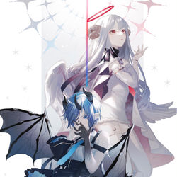 This is a pixiv picture whose title is 天啓.