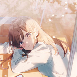 This is a pixiv picture whose title is まだ、散らないで.