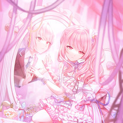 This is a pixiv picture whose title is 諦めたままのdistance.