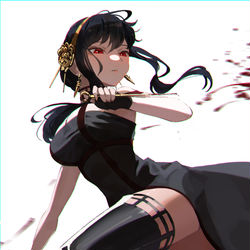 This is a pixiv picture whose title is Yor Forger.
