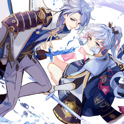 This is a pixiv picture whose title is 神里流！.
