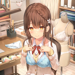 This is a pixiv picture whose title is ランジェリーガールをお気に召すまま.