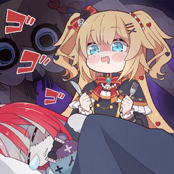 This is a pixiv picture whose title is Hunger.