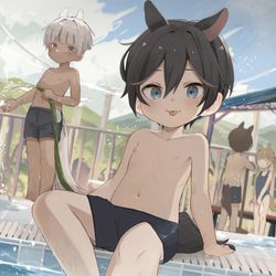 This is a pixiv picture whose title is 夏天🏖.